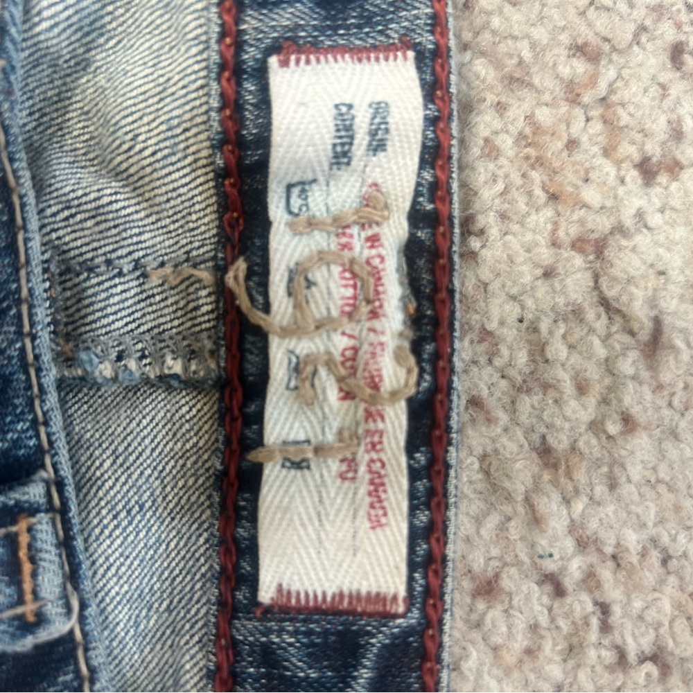 1921 Women's Distressed 28/34 Denim Blue Jeans‎ Western Cowgirl Festival Grunge - Picture 7 of 12
